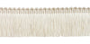 27 Yard Package of Ivory, 1 1/2 inch Basic TrimÂ Brush Fringe Style# 0150SB Color: Ecru / Cream - A2 (24.7M / 81 Ft)