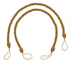 Pair of Gold Color Rope Tiebacks, 26 inch Style# CCTB Color# C4