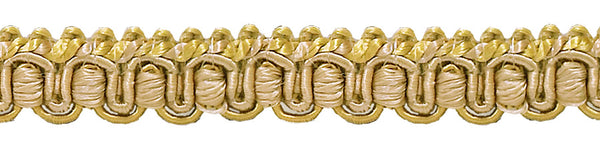 9 Yard Value Pack of Antique gold 1/2 inch Imperial II Gimp Braid Style# 0050IG Color: RUSTIC GOLD - 4975 (27 Ft / 8 Meters)