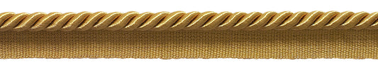 Medium 5/16 inch Basic Trim Lip Cord (Gold), Sold by The Yard , Style# 0516S Color: GOLD - C4 - DecoPro