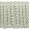 6 Inch Long / White Bullion Fringe Trim / Style# BFSCR6 / Color: A1 - First Snow / Sold By the Yard