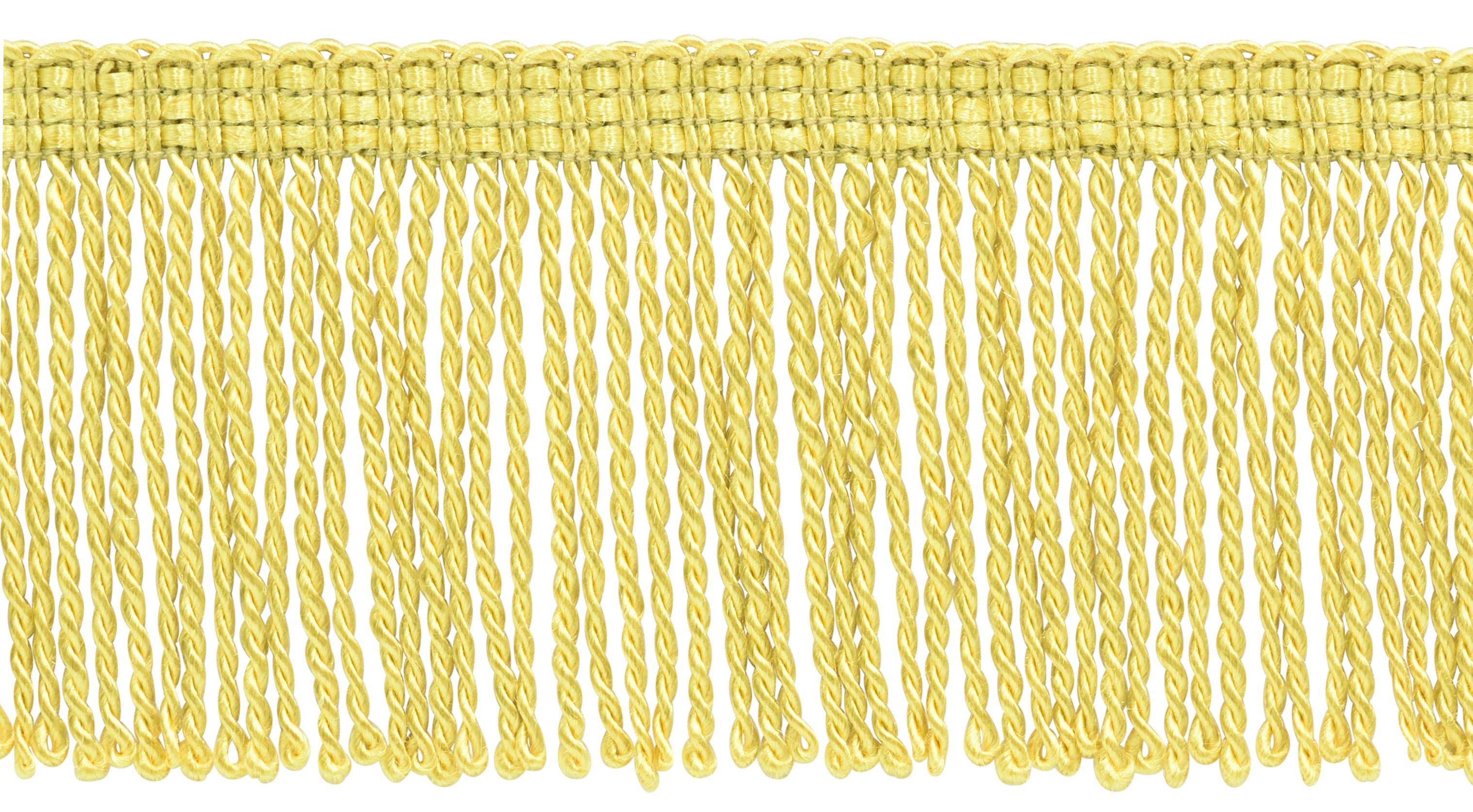 3 (7.5cm) Basic Trim Collection Thin Bullion Fringe Trim with Decorative  Knitted Gimp Header (Style# BFT3), Sold By The Yard (36/3 ft/0.9m)
