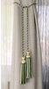 Decorative Chainette Double Tassel Curtain and Drapery Tieback / Holdback, 4