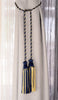 Decorative Chainette Double Tassel Curtain and Drapery Tieback / Holdback, 4
