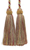 Imperial Collection Double Tassel Curtain and Drapery Tieback / Holdback, 4