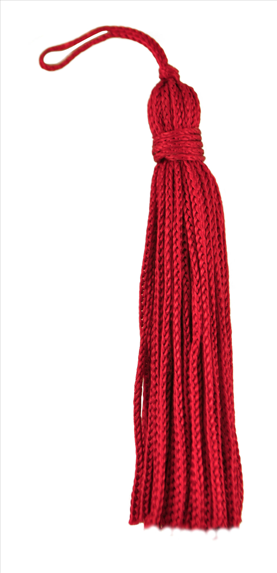 Decopro Set of 10 Red Chainette Tassel, 3 inch Long with 1 inch Loop, Basic Trim Collection Style#RT03 Color: Red - E13