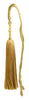 Decorative Beaded Ribbon Tassel Tiebacks with beautiful amber glass beads, Tassel Length 10