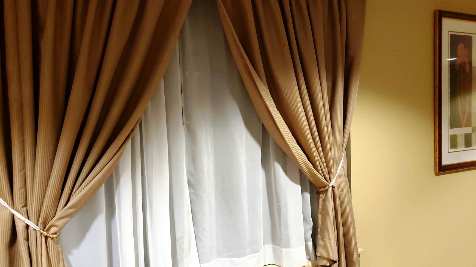 Beautiful Rope Curtain and Drapery Holdback Embellished with Glass Beads Tieback, 26" Spread (66cm), 3/16" (0.5cm) Thick (Style# RTB9920BEADED) Cream Ivory #A2 (Ivory / Cream) Set of 4 - DecoPro