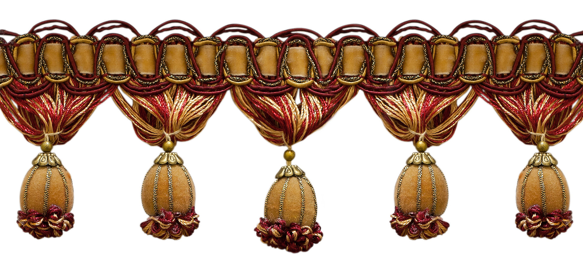 #Color_Burgundy Gold Red Multicolor (Color# 1253)