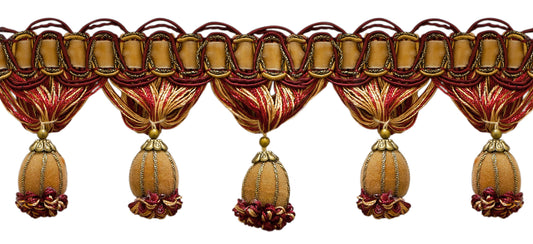 #Color_Burgundy Gold Red Multicolor (Color# 1253)