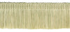 24 Yard Package / Empress Collection Luxuriant 2 inch Brush Fringe Trim / Oatmeal, Pebble, Kasha / Style#: 0200EMPB, Color: Frost - W119 (54 ft/16.5 M)