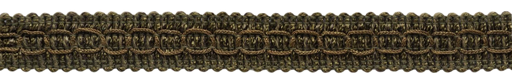 10 Yard Value Pack / 7/8 inch Graceful Gimp Braid / Style# 0078SGC Color: Mocha Brown - E18 (30 Ft / 9.5M) - DecoPro