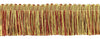 Beachwood Gold, Camel Gold, Dark Rust Duke Collection Brush Fringe Trim / 2