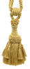 Decorative Tassel Tieback / 6 inch Tassel, 30 inch Spread (embrace) / Style# TBEMP6 Color: Coin Gold - D03