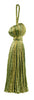 Green, Avocado Green, Celadon, Gold Green Petite Multi-colored Key Tassel / 3 inches long Tassel with 1 inch loop / Princess Collection / Style# BT3 (11309) Color: Golden Green - PR12