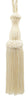 Beautiful Ivory Decorative Chainette Key Tassel , 5 inch Tassel Length, 5 Inch Loop, COLOR: Ecru - A2