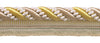 Large Light Gold, Ivory 7/16 inch Imperial II Lip Cord Style# 0716I2 Color: IVORY GOLD - 2523 (Sold by The Yard)