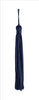 Set of 10 Navy Blue Chainette Tassel, 4 Inch Long with 1 Inch Loop, Basic Trim Collection Style# RT04 Color: Dark Navy Blue - J3