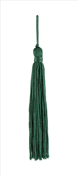 Set of 10 Green Chainette Tassel, 4 Inch Long with 1 Inch Loop, Basic Trim Collection Style# RT04 Color: Green - G10