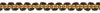 5 Yard Value Pack / 5/8 inch Braided Decorative Soutache Sage Green, Black, Red Gimp Braid / Style# 0058ARG Color: AR06 (15 Ft / 4.6M)