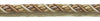 Large Beige Multi Tone Baroque Collection 7/16 inch Cord with Lip Style# 0716BL Color: SANDSTONE - 7245 (Sold by The Yard)
