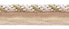 Medium Ivory, Light Beige 4/16 inch Imperial II Lip Cord Style# 0416I2 Color: WHITE SANDS - 4001 (Sold by The Yard)