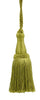 Decorative 5 1/2 Inch Key Tassel, Olive Green, Style# KTC055 Color: 9628