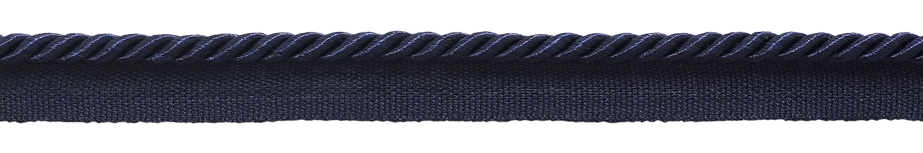 Small 3/16 inch Basic Trim Lip Cord (Dark Navy), Sold by The Yard , Style# 0316S Color: DARK Dark Navy Blue - J3 - DecoPro