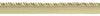 Small Multi colored Dawn, Parchment, Pebble, Ivory 3/16 inch Cord with Lip / Style# 0316MLT / Color: Pearl - PR11 / Sold by The Yard
