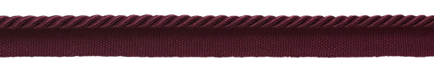 24 Yard Package / Small 3/16 inch Burgundy Basic Trim Decorative Rope / Style# 0316S (21976) / Color: Red Wine - E10 / 72 Ft / 21.9 Meters