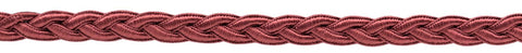 5 Yard Value Pack / 1/2 inch Braided Decorative Soutache Crimson Gimp Braid / Style# 0050SGB Color: K33 (15 Ft / 4.6M)
