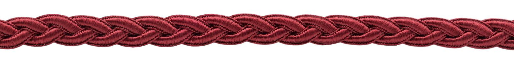 1/2 inch Braided Decorative Soutache Burgundy Gimp Braid / Style# 0050SGB Color: Red Wine - E10 / Sold by the Yard - DecoPro