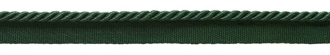 12 Yard Value Pack of 3/16 inch (.5cm) / Kelly Green Basic Trim Lip Cord / Style# 0316S (21976), Color: Hunter - G10 (36 Ft / 11M)