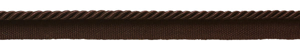 16 Yard Value Pack of 3/16 inch (.5cm) / Brown Basic Trim Lip Cord / Style# 0316S (21976), Color: Mocha - D2 (49 Ft / 14.6M)