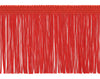 4 Inch Chainette Fringe Trim, Style# CF04 Color: Red - 06, Sold By the Yard