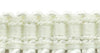 6 inch Long, Premium Quality, WHITE Bullion Fringe Trim with Decorative Gimp Design, Basic Trim Collection, Style BFS6-WVN (7837) Color: A1 Sold By the Yard
