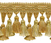 5 Yard Value Pack of Antique gold 3 3/4 inch Imperial II Tassel Fringe Style# TFI2 Color: RUSTIC GOLD - 4975 (15 Ft / 4.5 Meters)