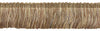 Beige Multi Tone Baroque Collection Brush Fringe 1 3/4 inch Long Style# 0175BB Color: SANDSTONE - 7245 (Sold by The Yard)