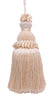 Decorative 5 inch Key Tassel, Ivory, Sand Imperial II Collection Style# IKTJ Color: SEASHELL - 5055