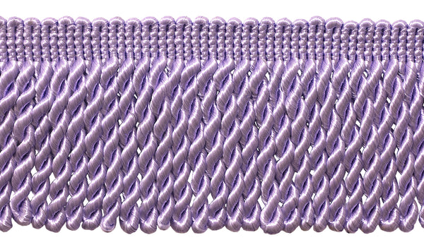 3 inch Long LILAC Bullion Fringe Trim, Style# BFS3 Color: Light Purple - D7, Sold By the Yard