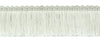 White Duke Collection Thick Brush Fringe 1 3/4 inch Long Style# 0175SB-RYN Color: First Snow - A1 (Sold by The Yard)