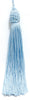 Set of 10 ARCTIC BLUE Crown Head Chainette Tassel, 5.5 Inch Long with 1 Inch Loop, Basic Trim Collection Style# CT055 Color: ARCTIC BLUE - N14
