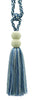 Contemporary,Modern / Champaigne, French Blue, Blue Spruce / Curtain and Drapery Tassel Tieback / 9 1/2 inch (24cm) Tassel / 30 inch (76cm)Spread (Embrace) / Style#: TBV9 / Color: VNT24- Nautical