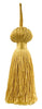 Petite Key Tassel / 3 inches long Tassel with 1 inch loop / Style# BT3 (11309) Color: Old Gold - D05