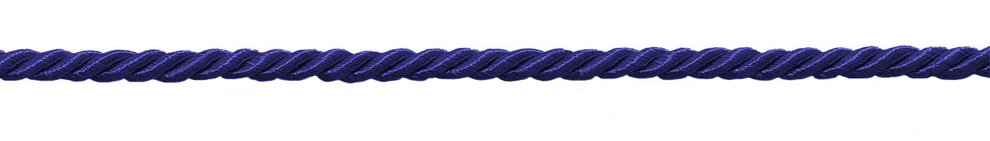 54 Yard Package of Small 3/16 inch Basic Trim Decorative Rope / Style# 0316NL / Color: Ultramarine Blue - J4 (162 Feet / 49.4 Meters) - DecoPro
