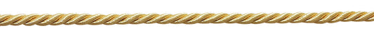 54 Yard Package of Small 3/16 inch Light Gold, Basic Trim Decorative Rope, Style# 0316NL Color: Light GOLD - B7 (164 Feet / 50 Meters) - DecoPro