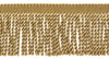 12 Yard Package / 3 Inch Bullion Fringe Trim / Style# EF300 (24108), Color: Camel Gold - E16C (36 Ft / 11M)