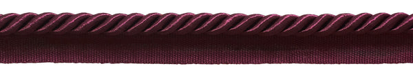 Medium 5/16 inch Basic Trim Lip Cord (Cherry Red), Sold by The Yard , Style# 0516S Color: CHERRY RED -E13