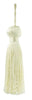 Petite Key Tassel / 3 inches long Tassel with 1 inch loop / Style# BT3 (11309) Color: Ivory / Ecru - A2