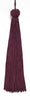 Set of 10 Ruby Woven Head Chainette Tassel, 5.5 Inch Long with 2 Inch Loop, Basic Trim Collection Style# BH055 Color: Ruby - E10